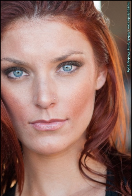 Fit redhead Tierney Flickler removes her bikini to model athletic wear 21055820