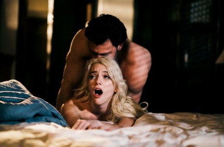 Blonde teen Kenna James concludes sex with jizz on her flat stomach 11051180