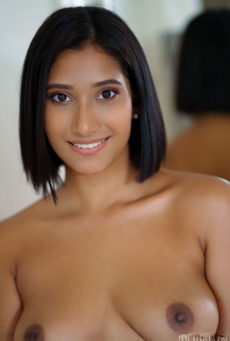Beautiful Latina teen Alika Penagos gets totally naked on a chair 59800204