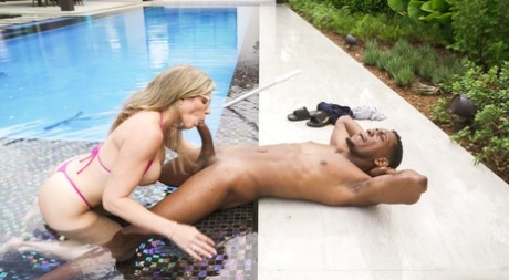 British MILF Cory Chase has interracial sex with the pool boy 77637869