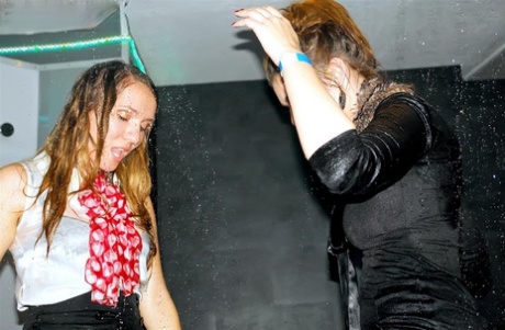 Party going chicks get loose enough to suck and fuck male strippers 26494702