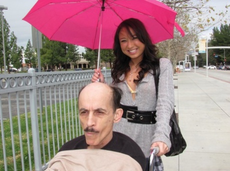 Oldman bangs his new cherry blossom pickup after tasting her pussy first 63100794