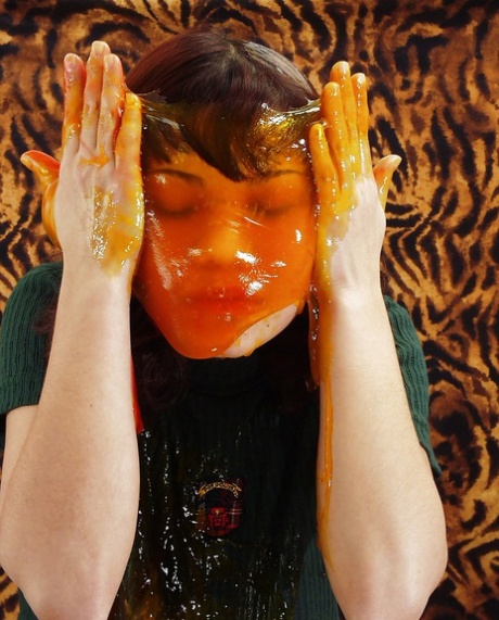 Lecherous thai floosie makes some non nude messy and slimy action 76342059