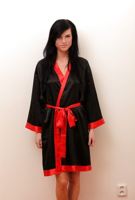 Removing her robe babe Eileen Casting exposed her fuckable torso 74839643