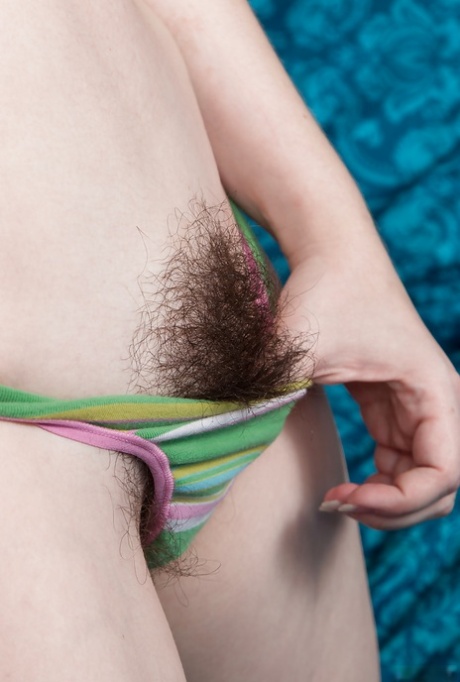 MILF solo girl Annabelle Lee slips off panties for spreading of hairy pussy 52714707