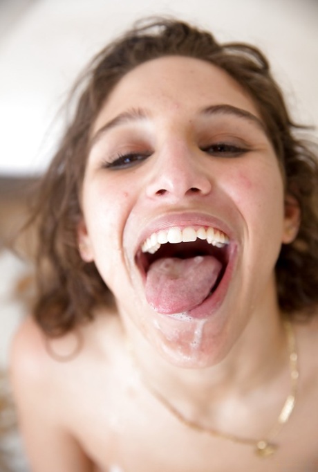 Pornstar Abella Danger swallowing mouthful of sperm after blowing big dick 26421534