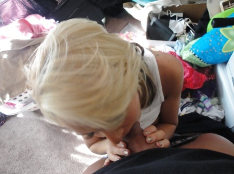 Blonde girlfriend Briana Blair amazing blowjob in perfect POV 50565711