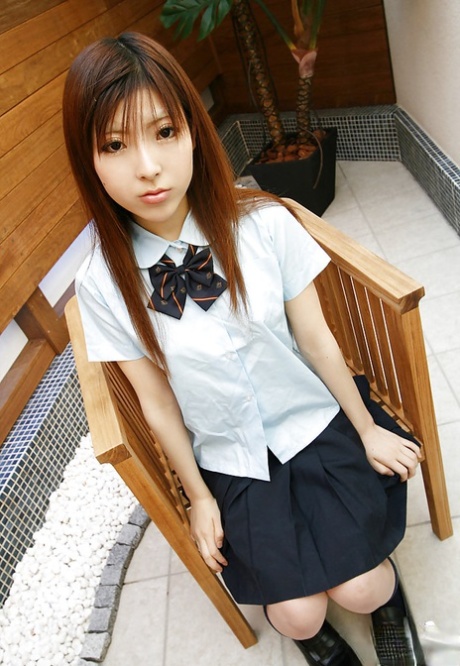 Submissive asian schoolgirl gets undressed and fucked doggie-style 41118012